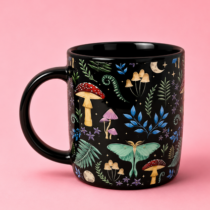 🍄 Enchanted Forest Ceramic Mug 12oz✨