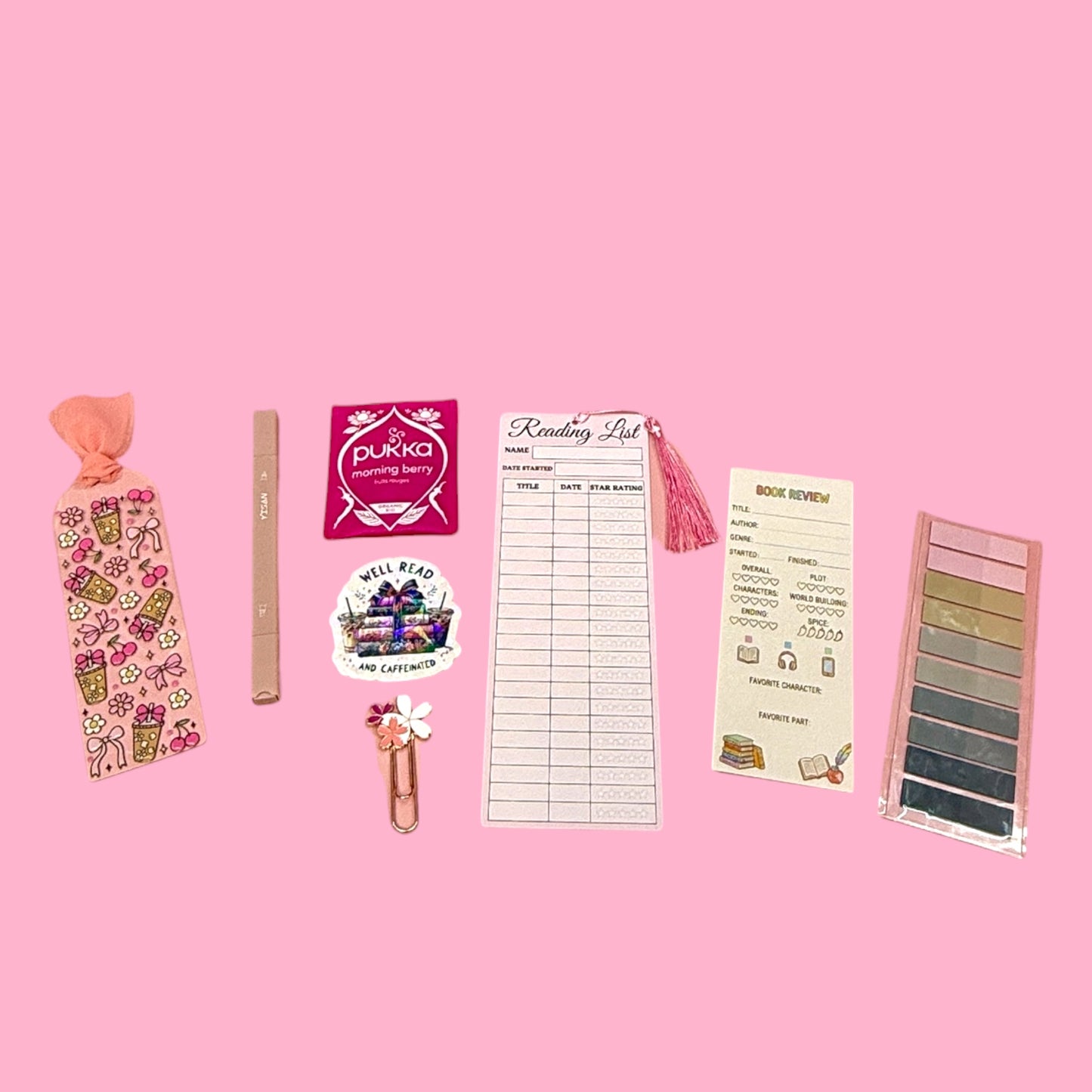 🌸 Well Read & Caffeinated Deluxe Bundle 📚☕✨