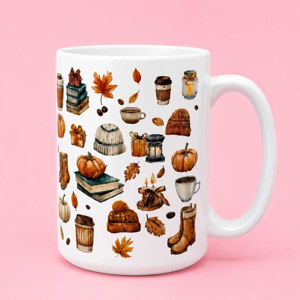 🍂☕ Cosy Autumn Essentials Mug 15oz✨
