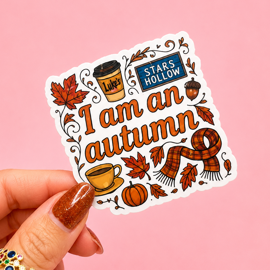 🍂☕ I Am an Autumn Sticker 🍁🎃