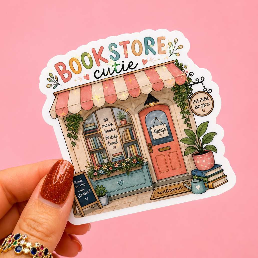 📚💗 Bookstore Cutie Sticker ✨