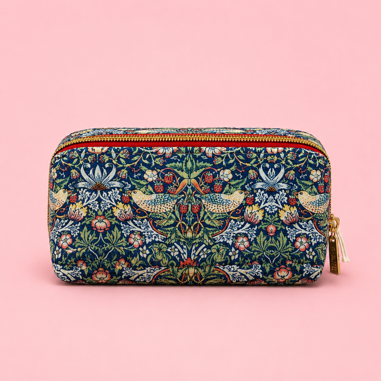 🌿✨ Vintage Floral Luxury Double Zip Organiser Pouch 👝
