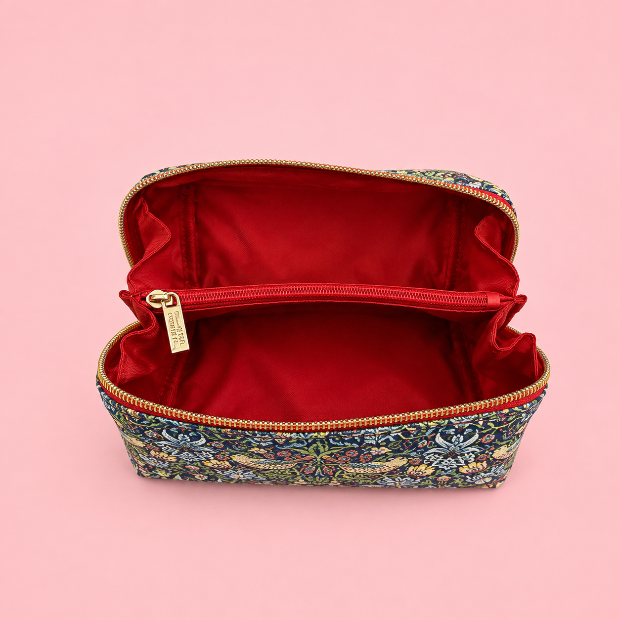🌿✨ Vintage Floral Luxury Double Zip Organiser Pouch 👝