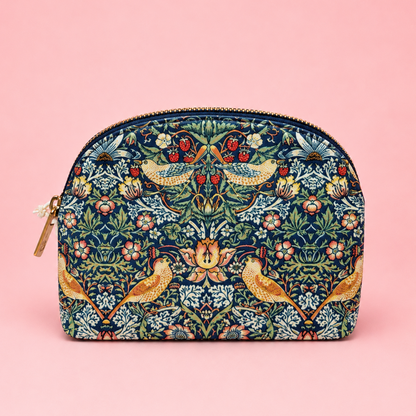 Vintage Botanical Cosmetic Bag 🌿✨