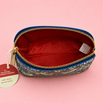Vintage Botanical Cosmetic Bag 🌿✨