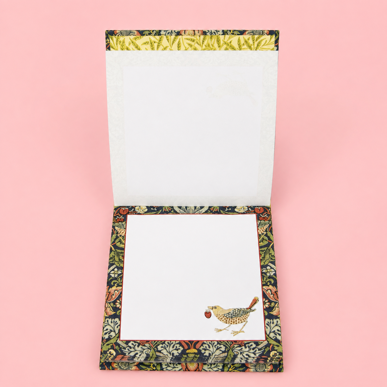 Vintage Botanical Memo Block 🌿🐦✨