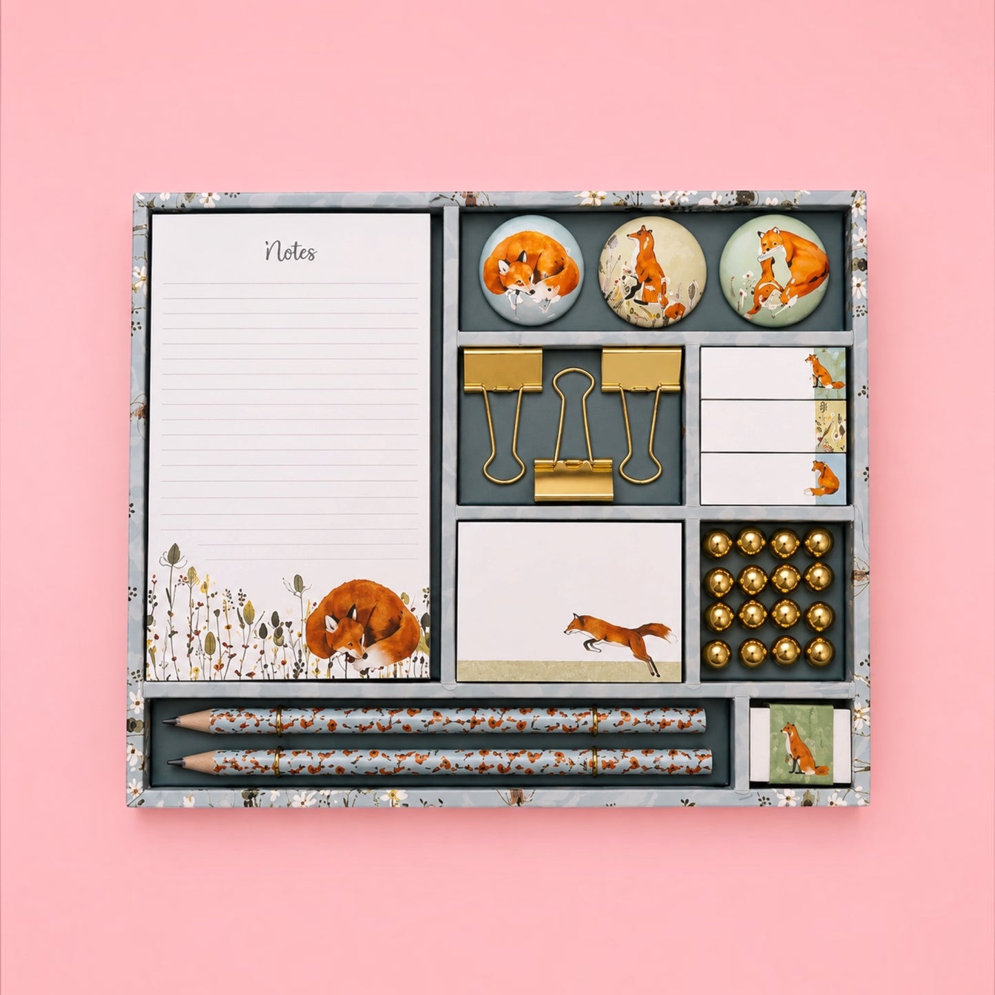 Woodland Fox Stationery Set 🦊🌿