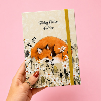 Woodland Fox Sticky Notes Folder 🦊