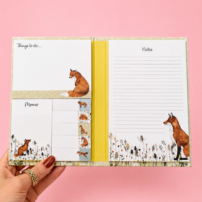Woodland Fox Sticky Notes Folder 🦊