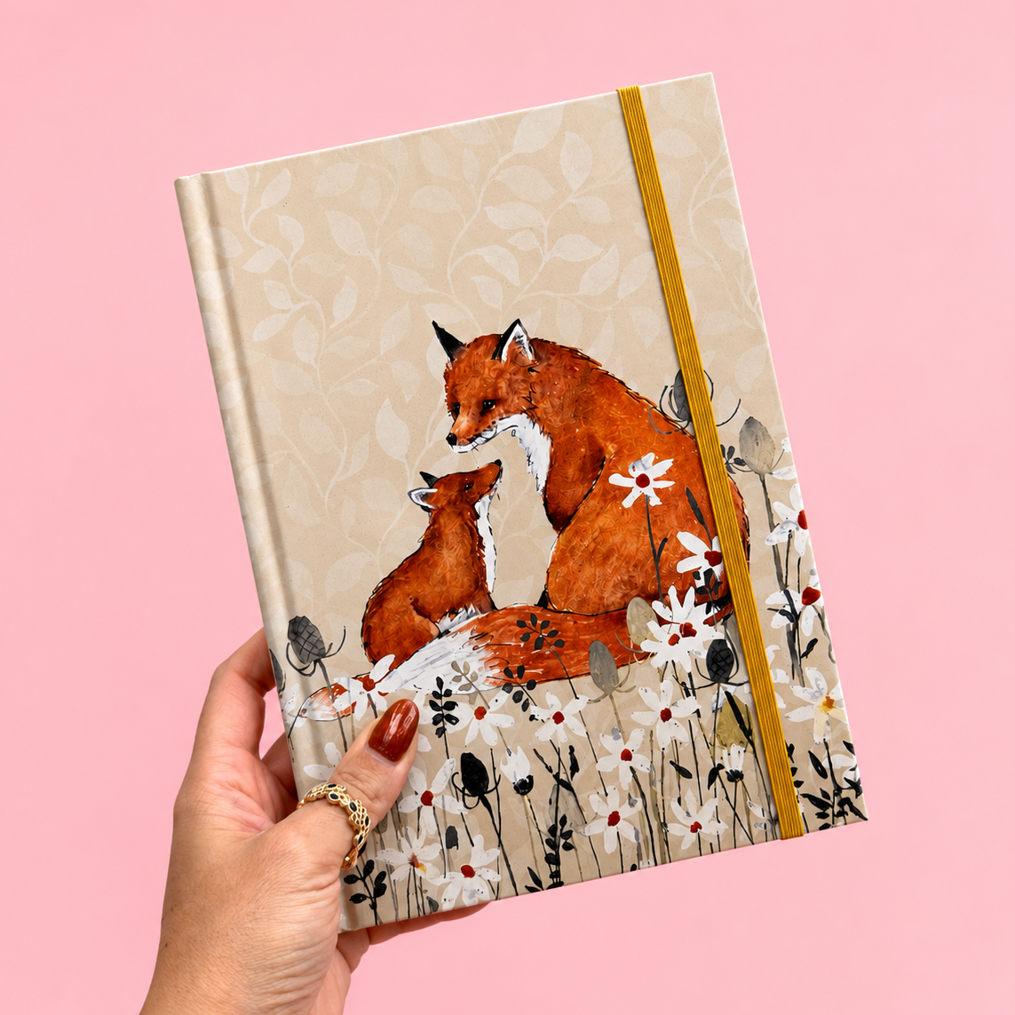 Woodland Fox A5 Notebook 🦊🌼