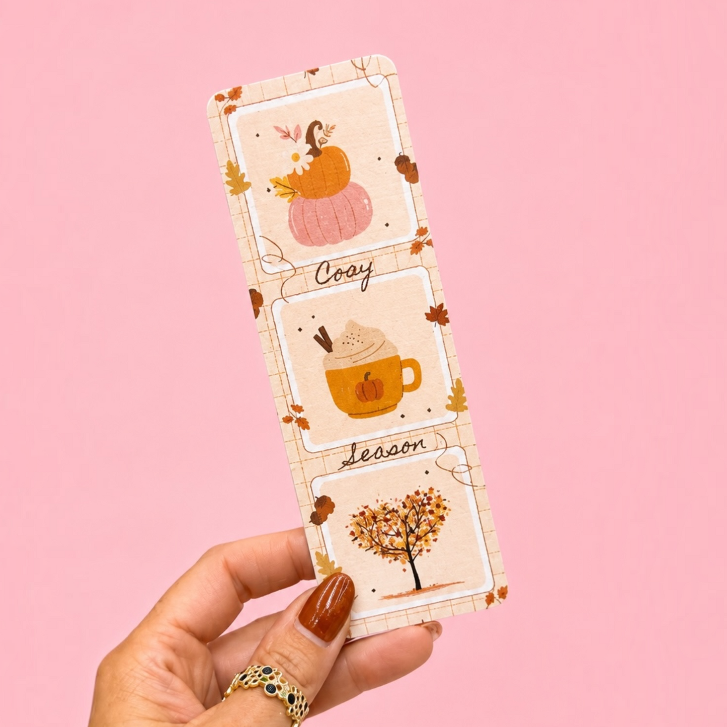 Cosy Season Bookmark 🍂☕