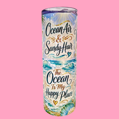 🌊 Let the Waves Wash It Away 20oz Tumbler 🐚✨