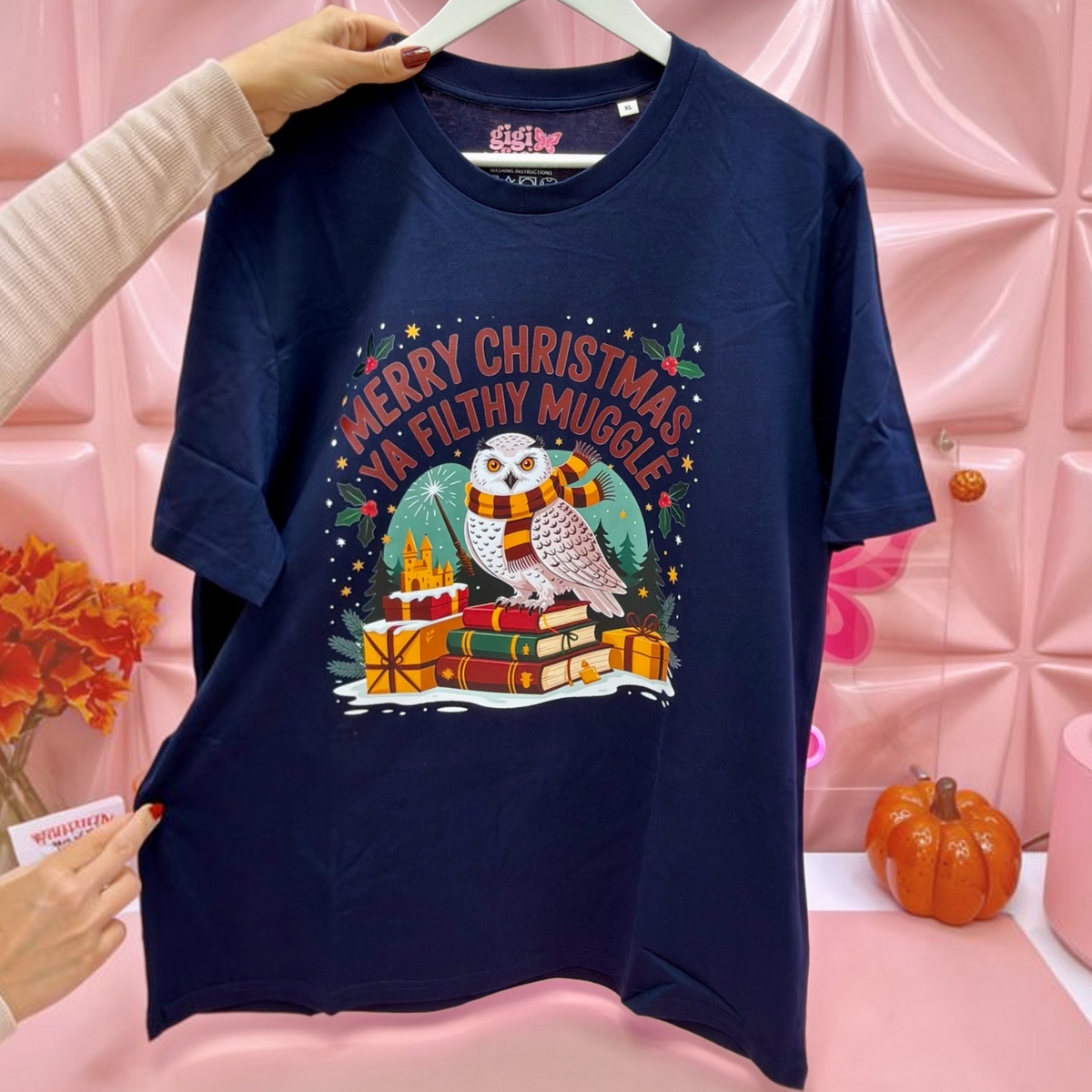 Merry Christmas Filthy Muggle T-Shirt 🎄🦉📚