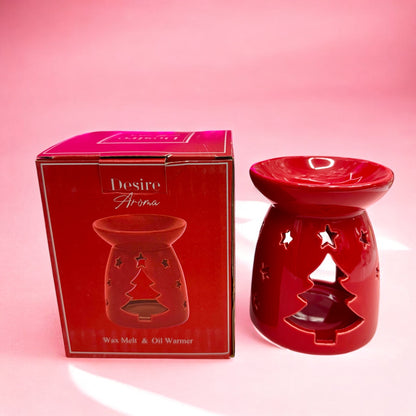 🎄Festive Glow Ceramic Wax Melt Burner✨