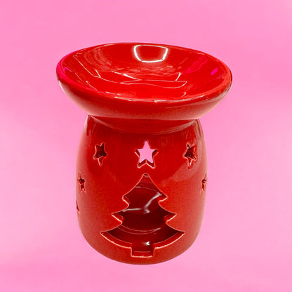 🎄Festive Glow Ceramic Wax Melt Burner✨