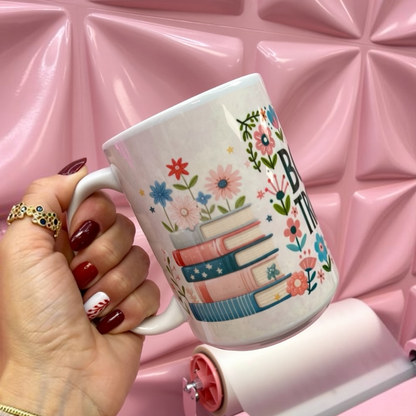 📚🌸 Booktrovert 15oz Mug