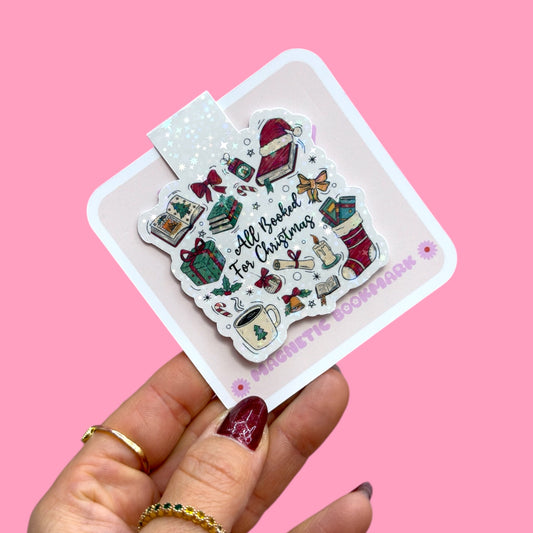 All Booked for Christmas Magnetic Bookmark 🎄📚✨