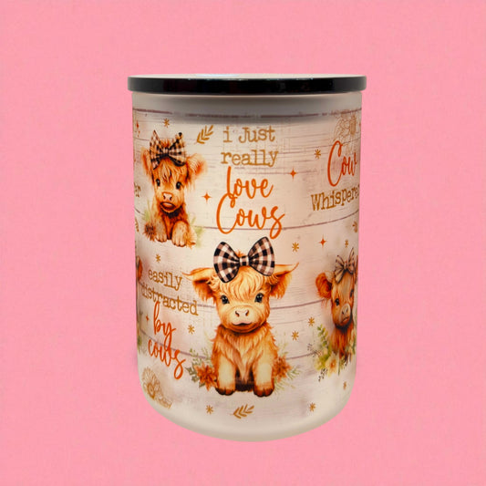 ✨ Moo-tiful Cow Lover Frosted Mug – 16oz 🐮💕