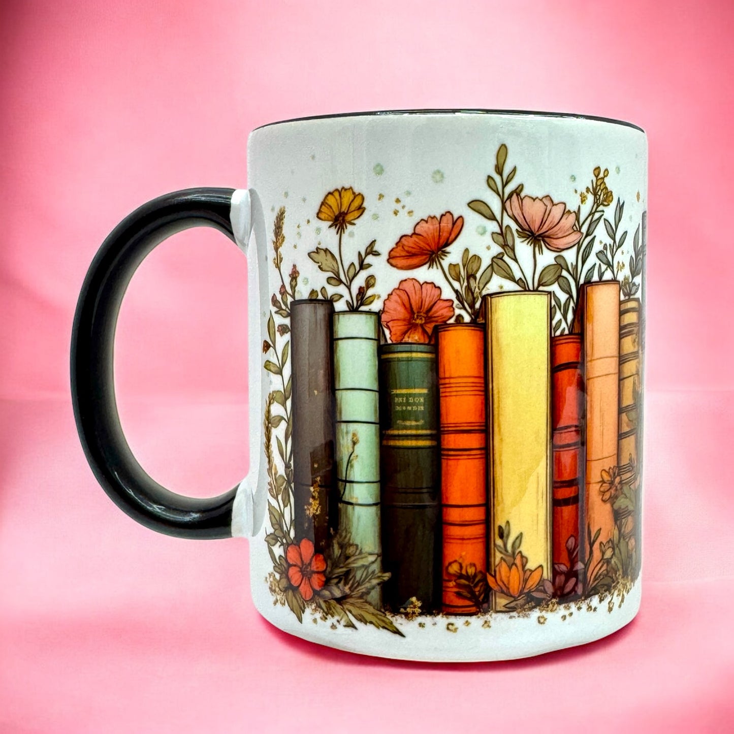 “Booktrovert” Mug 📚🌸 | 11oz Cozy Book Lover Gift ☕✨