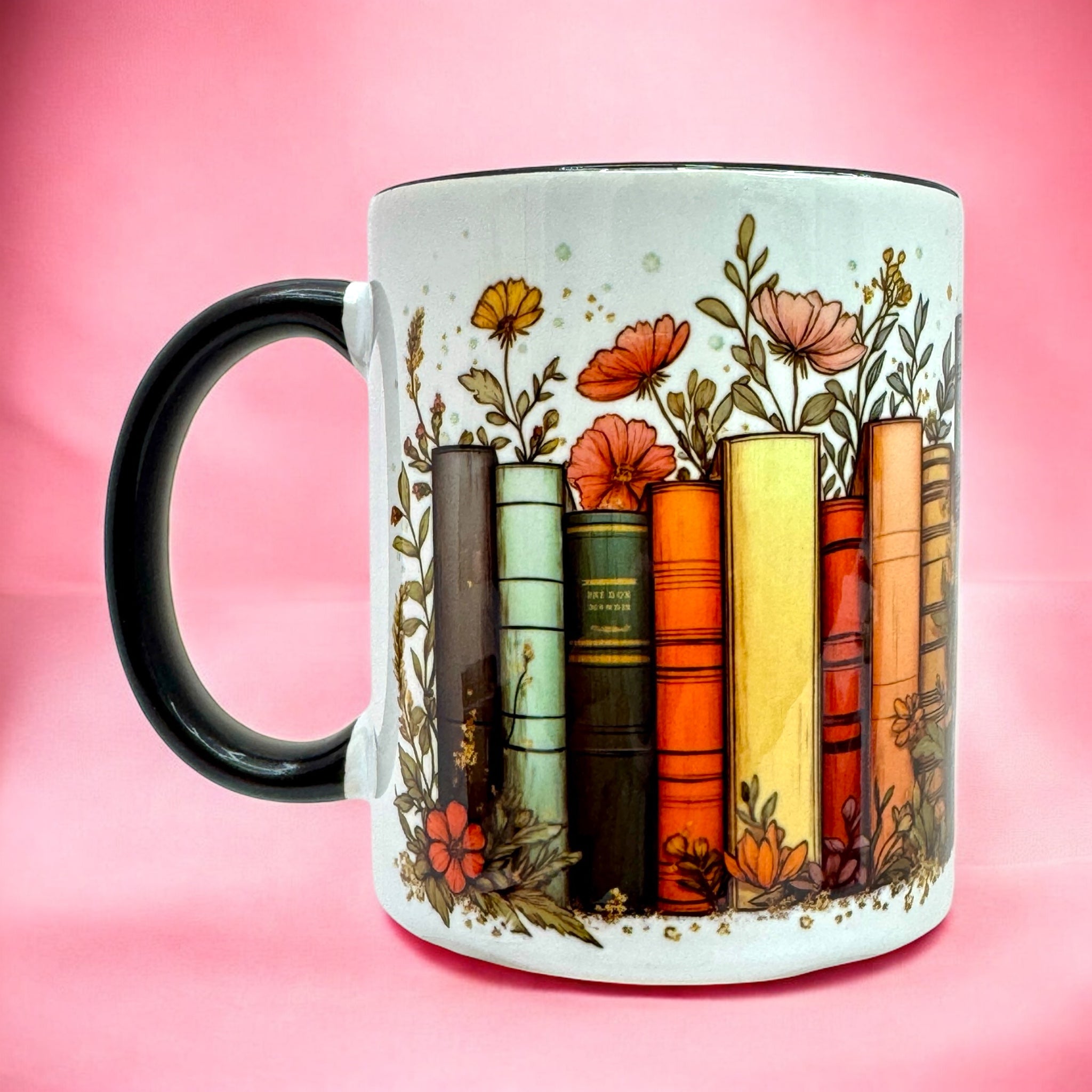 “Booktrovert” Mug 📚🌸 | 11oz Cozy Book Lover Gift ☕✨