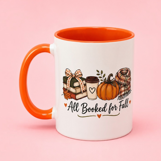 🍂 All Booked for Fall 11oz Mug