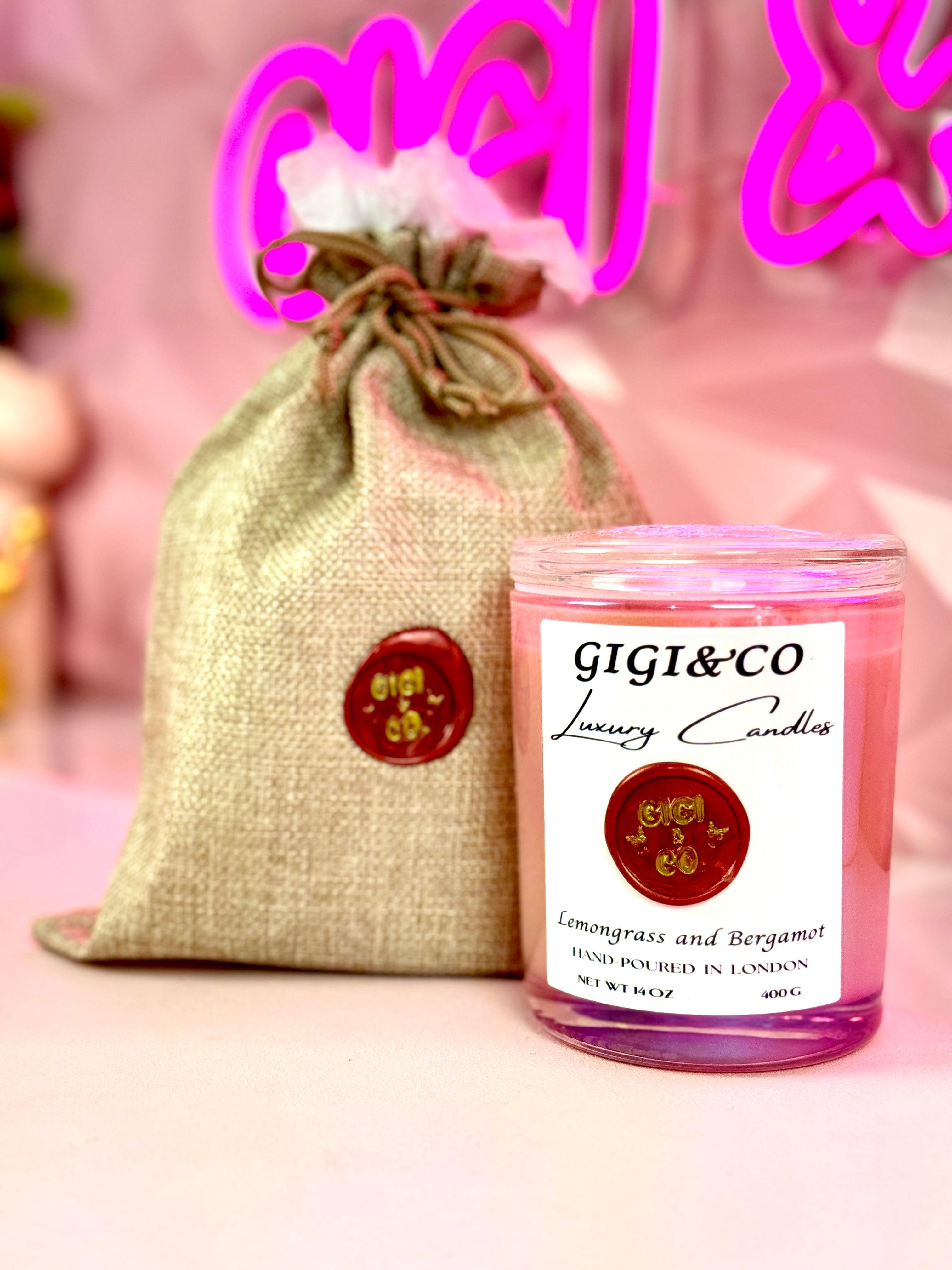 Lemongrass and Bergamot Scented Candle