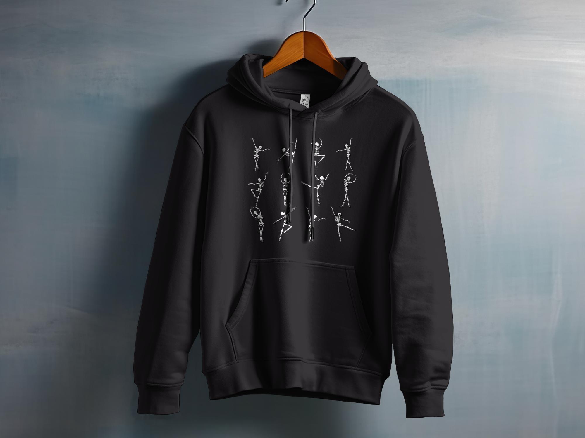 Dancing Skeleton 2 Organic Cotton Hoodie