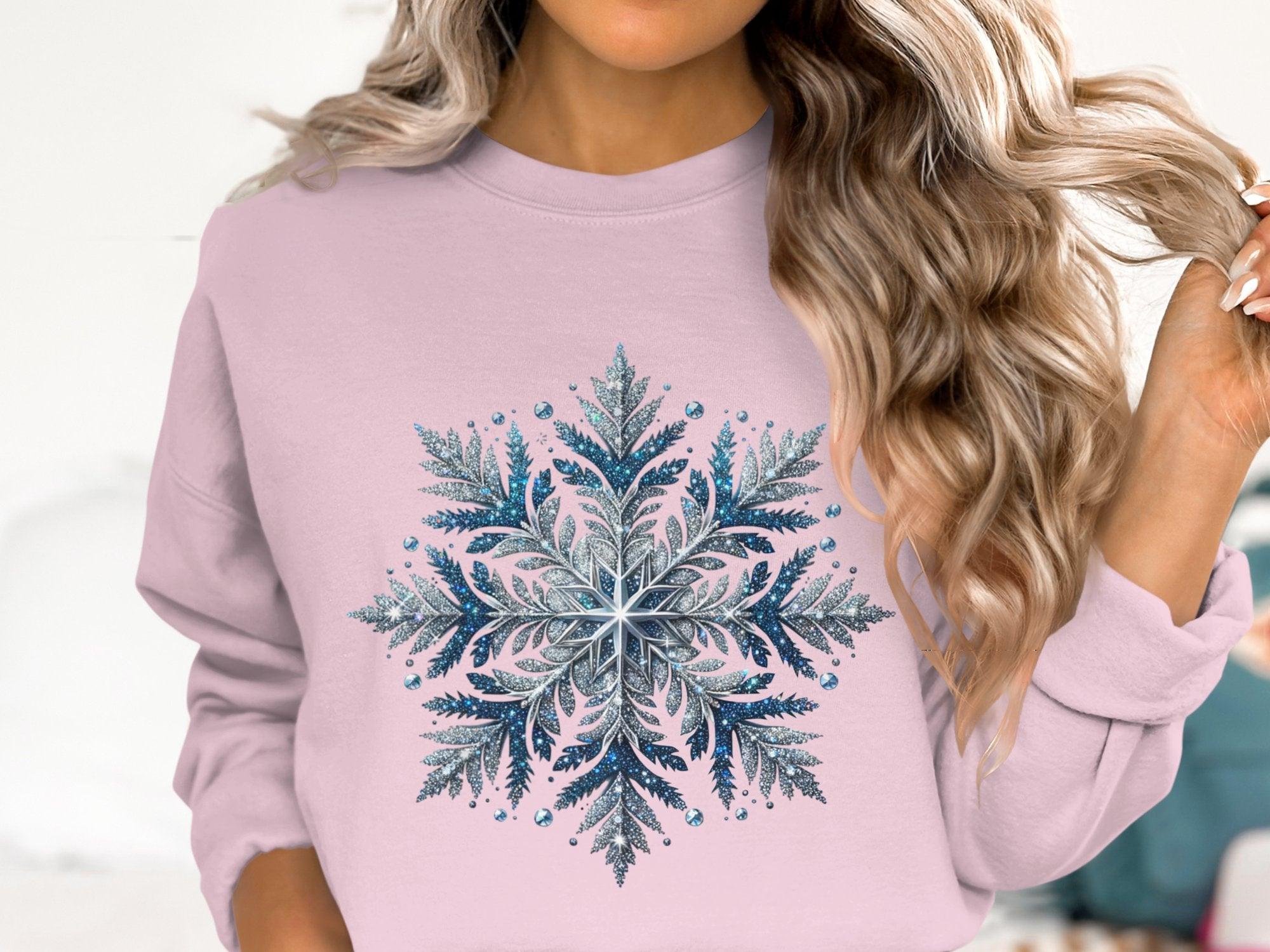 Snowflake Cotton Sweatshirt