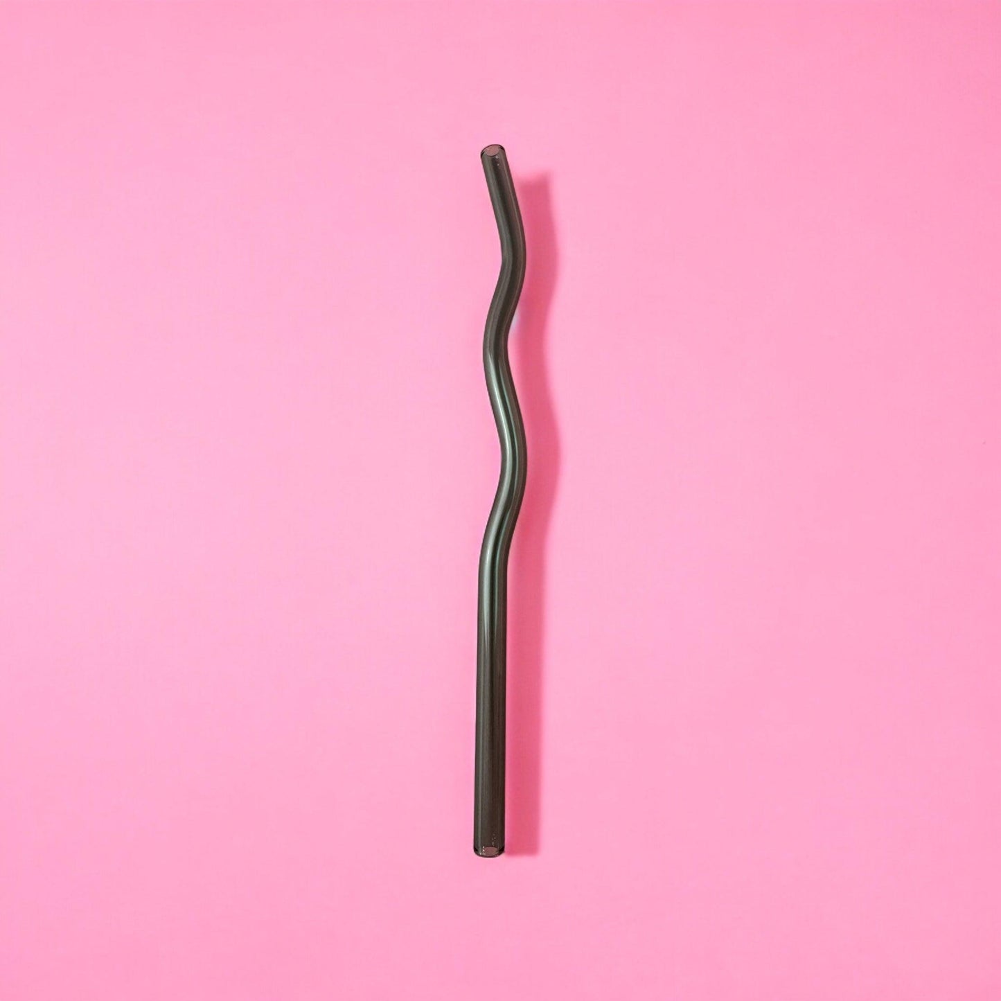 Glass Wavy Straws