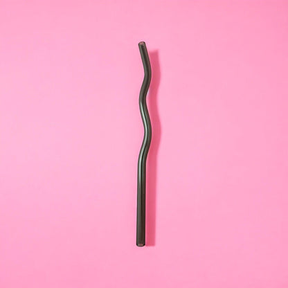 Glass Wavy Straws