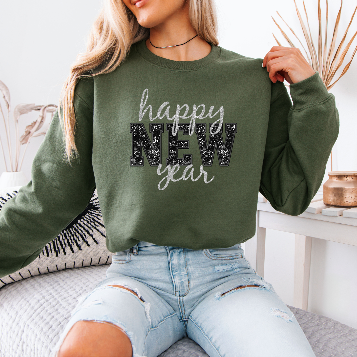 ✨ New Year Celebration 🎉 Organic Cotton Sweatshirt