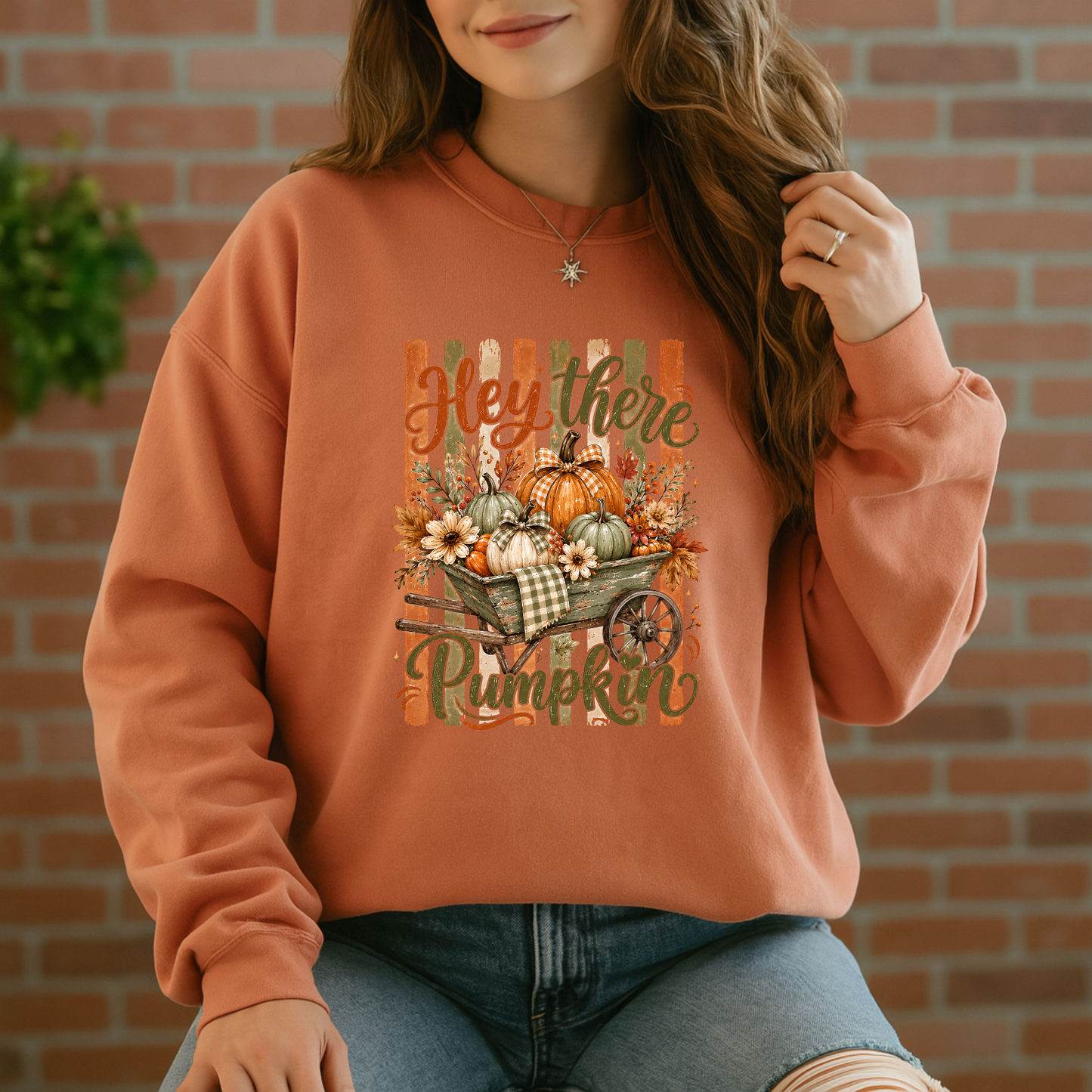 🎃 Hey There Pumpkin Autumn Sweatshirt 🍂