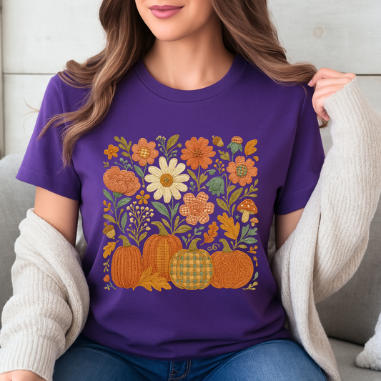 Harvest Stitch Garden - 100% Organic cotton T-shirt