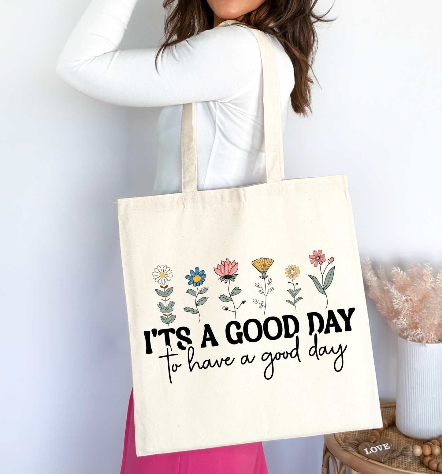 🌸 Positive Vibes Tote
