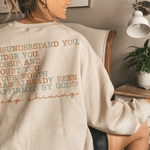 Keep Shinning Cotton Sweatshirt